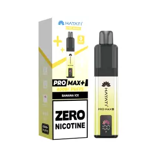 Banana Ice Hayati Pro Max Plus 6000 Prefilled Pod Kit Zero Nicotine